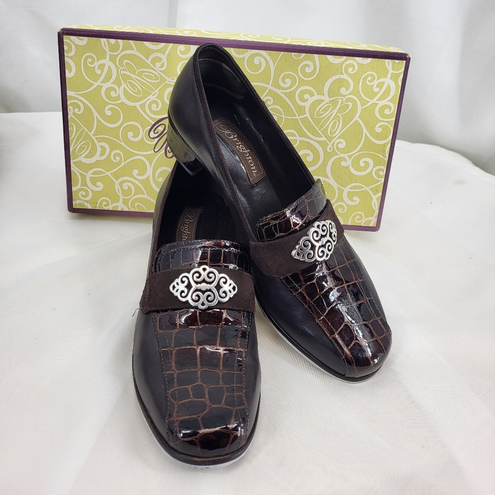Brighton Artist Chocolate Brown Loafer size 7.5